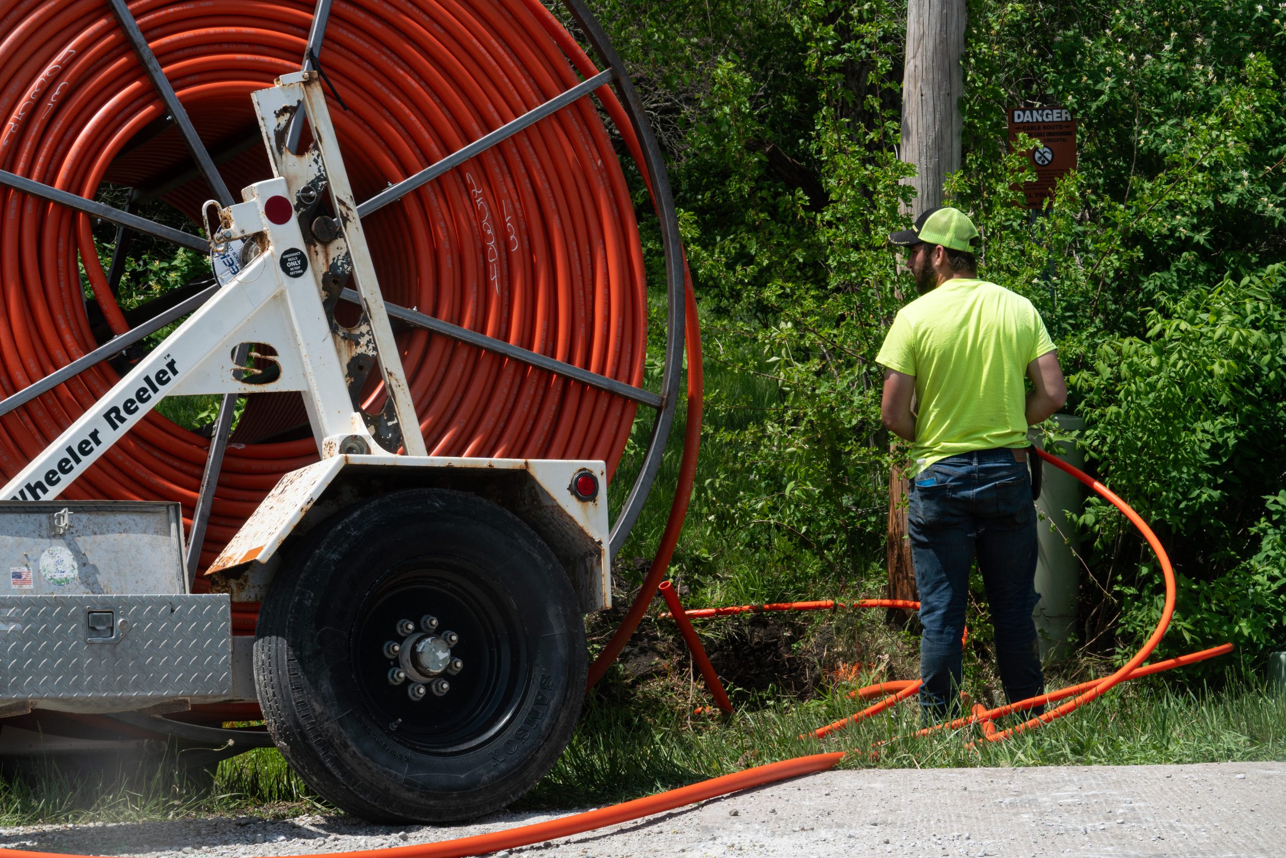 Fiber optic conduit deployment in the field